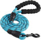 AKOAK Reflective Multicolor Round Leash for Medium and Large Dogs (1 Pack, Blue)