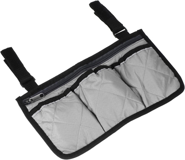 M METERXITY Chair Armrest Organizer - Polyester 4 Pockets Snack Magazine Arm