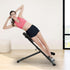 kitneed Roman Chair Back Extension Weight Bench Ab Machine Foldable Angle Height Adjustable Sit up Exercise