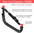 Kayak Storage Racks, 15.3 Inch Wall Mount Hooks for Kayaks, SUP, Paddle Boards, Heavy Duty