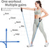 Resistance Bands with Handles, Durable Exercise Band for Stretching, Home Workouts, Physical Therapy, Fitness