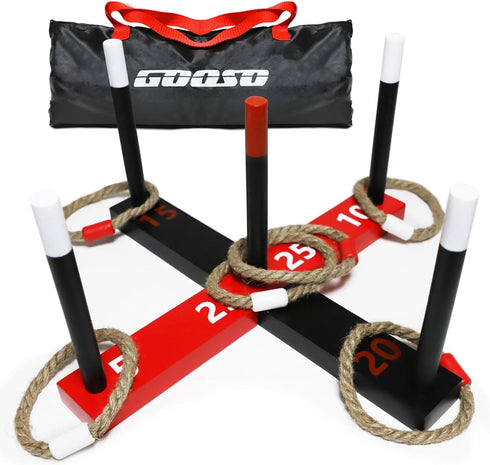 GOOSO Ring Toss Game for Kids - Indoor & Outdoor Game for