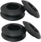 Kayak Paddle Drip Ring - 6PCS Black Rubber Paddle Drip Rings for Canoe Rafting Paddles