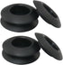 Kayak Paddle Drip Ring - 6PCS Black Rubber Paddle Drip Rings for Canoe Rafting Paddles
