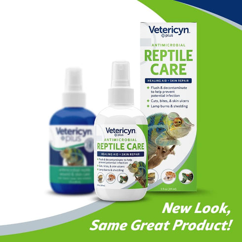 Vetericyn Plus Reptile Wound Care Spray, 3 Ounces, Helps Care for Reptile Wounds, Scale Rot, Lamp Burns