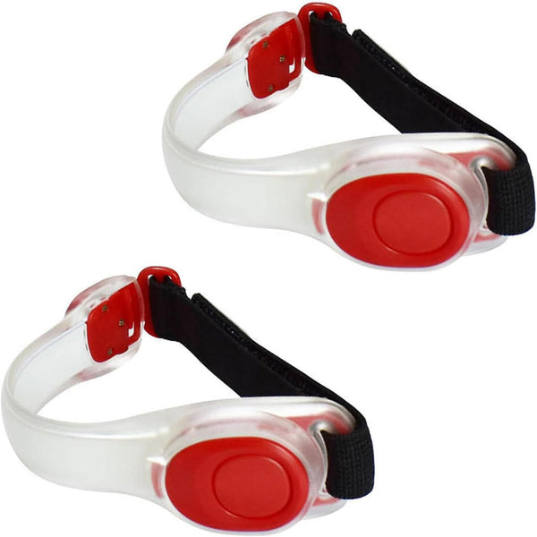Premium LED Light Up Armband - Reflective Adjustable Wearable Silicone Running Belt, Waterproof for Outdoor Sports