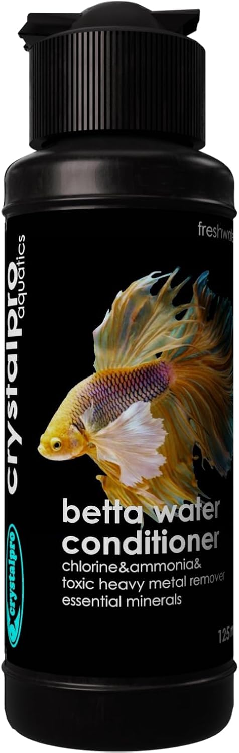 Betta Water Conditioner 4.22 Oz - Treats 660 Gallons, Neutralizes Chlorine and Ammonia for Betta Fish
