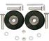 ORO 1 Pair Luggage Wheels Replacement, 40 * 18mm Case Wheels with 8mm Bearings for Suitcase, Inline Skate, Caster Board