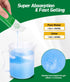 40 PACK Set, 12 Portable Toilet Bags Poo Gel Gallon Camping Toilet Bag with Eco Super Absorbent Power, Emergency Poo