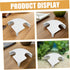 Healifty Aquarium Fish and Shrimp Shelter Cave with Two Holes Small White Resin Hideout Ornament for Freshwater Tank