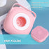 GHSGHS Tool1pcs 1pcs) Cute Dog Bath Brush with Soap Dispenser Silicone Pet Grooming Massage Brush, Soft Bristle Comb