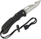 Scuba Choice Foldable Low Volume Black Stainless Steel Point Tip BCD Knife by Scuba Choice