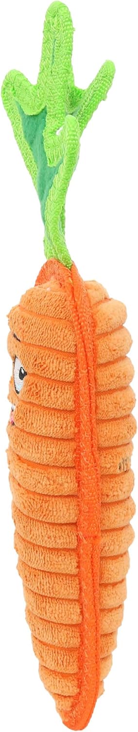 2 Pack) TUFFY - World's Tuffest Soft Dog Toy - Funny Food- Squeaker -Multiple Layers. Made Durable, Strong & Tough.
