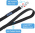 Vivifying Waterproof Dog Leash - 20FT Black Durable PVC Coated Long Leash with Soft Handle for Outdoor Use