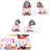 2-Pack Pet Clothes Puppy Cute Pajamas - Cotton Rompers for Dogs, Cats Jumpsuits, Bluehorse & Mermaid, XL