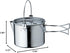 Snow Peak Kettle No. 1, Stainless Steel Kettle for Outdoor Cooking, Durable Camping Kettle