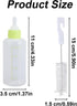 Fukaisu Kitten Bottle Feeding Kit, Professional Kitten Nursing Bottle with Nipple & Cleaning Brush Newborn Pet Feeding