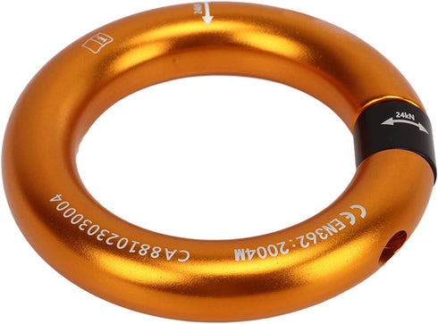 Rappel Ring, Rock Climbing O Ring, Safe to Use, Abrasion Resistance for Mountaineering