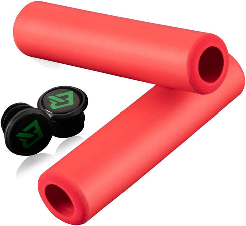 Rock BROS Bike Handle Grips, Comfortable Foam Shock Absorption for BMX, Mountain, Scooter