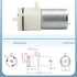 NYUMMRYT 3.7V 6V 12V 370 Small Motor Diaphragm Air Vacuum Pump Negative Pressure Suction Pump DIY Breast Inflator