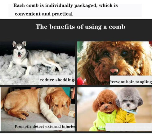 YSYZTXA 4-Piece Ultimate Pet Grooming Kit | Stainless Steel Nail Clipper, Deshedding Brush, Metal Comb & Tools for Cats