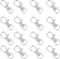 POPETPOP 20pcs Metal Bird Cage Locks, Pet Cage Door Lock Hook Clips, Safety Buckles for Birds Cage Accessories