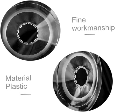 Toddmomy 2pcs Flywheel Guard, Bike Accessories for Bicycle Spokes, Clear Spoke Protector and Rear Hub Cover