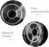 Toddmomy 2pcs Flywheel Guard, Bike Accessories for Bicycle Spokes, Clear Spoke Protector and Rear Hub Cover