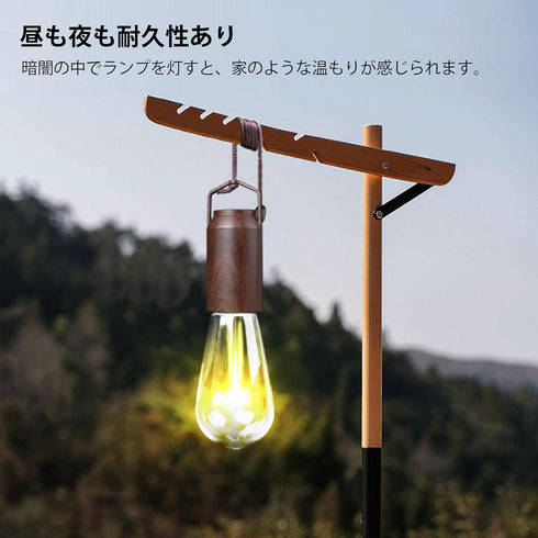 2 Pack Bulb,Portable Backpacking Battery Operated Hanging Tent Light Outdoor Vintage LED Camping Light,Hurricane