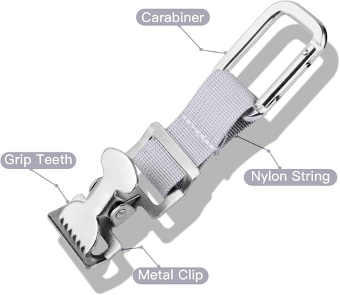 Xxerciz Golf Glove Clip - Work Safety Clip Glove Holder with Metal Clips for Construction Gloves