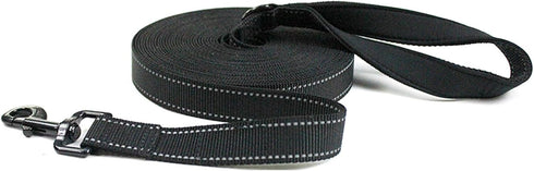 MODUS Reflective Leash for Dogs - Double-Sided Nylon Training Leash with Padded Handle, 6.6FT/15FT