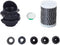 SOPOGER Archery 37/45 Hooed Degree Peep Sight Kit 6X 8X Clarifier and