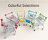Chinchilla MANON ROSA Rabbit Toy Bunny Mini Shopping Cart Small Animal Supermarket Handcart Hedgehogs Parrot Bird Cats