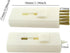 Honbay 4pcs Retractable Double Side Golf Cleaning Brush, Pocket Tool for Club Ball Groove Cleaning