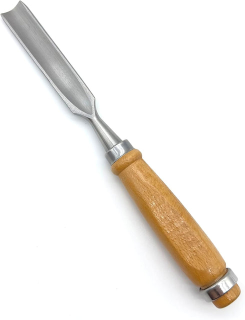 Golf Grip Tape Stripper Remover Tool with Chrome Vanadium Steel and Wooden Handle