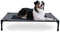 K&H Pet Products Elevated Dog Cot for Large Dogs, Outdoor Cooling Bed, Washable Portable Dog Cot, Heavy Duty Metal
