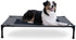 K&H Pet Products Elevated Dog Cot for Large Dogs, Outdoor Cooling Bed, Washable Portable Dog Cot, Heavy Duty Metal