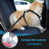 2 Pack Lukovee Dog Car Seat Belt, Headrest Restraint Seatbelt, Adjustable Pet Safety Leads with Reflective Elastic
