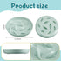 2 Pcs Cat Slow Feeder Bowl Cat Fish Pool Design Feeder Cat Dish Fun Interactive Cat Food Bowl Feeder Healthy Eating Diet Cat Bowls for Pet Cats Puppy Dogs Dishwasher Safe (Green, Pink)