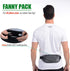 USHAKE Running Belt, Ultra Light Bounce Free Waist Pouch Bag for Men or Women, Fitness Workout Belt for iPhone