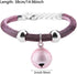 Cat Collars and Leads - Nylon Accessory Kitten Supply with Bell Collar Extension Chain, Japanese Style (Simple Powder)
