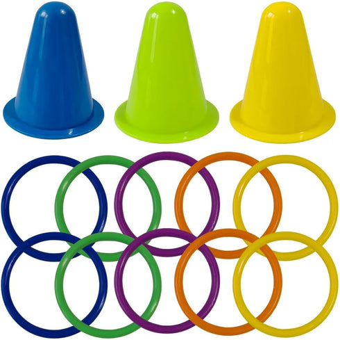 nsgglecher 13PCS Rabbit Training Ring Toy, Rabbit Interactive Toy, Bunny Stacking & Educational