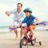 kortes Kids Bike Bell and 2 Pack Streamers, Children's Bike Accessories (Pink, Red, & Blue)