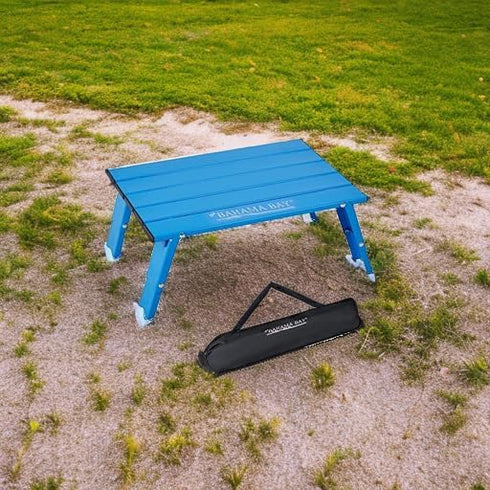 66lbs/30kg Old Bahama Bay Ultralight Aluminum Mini Table, Weight Capacity, Foldable Small Beach Table with Retractable