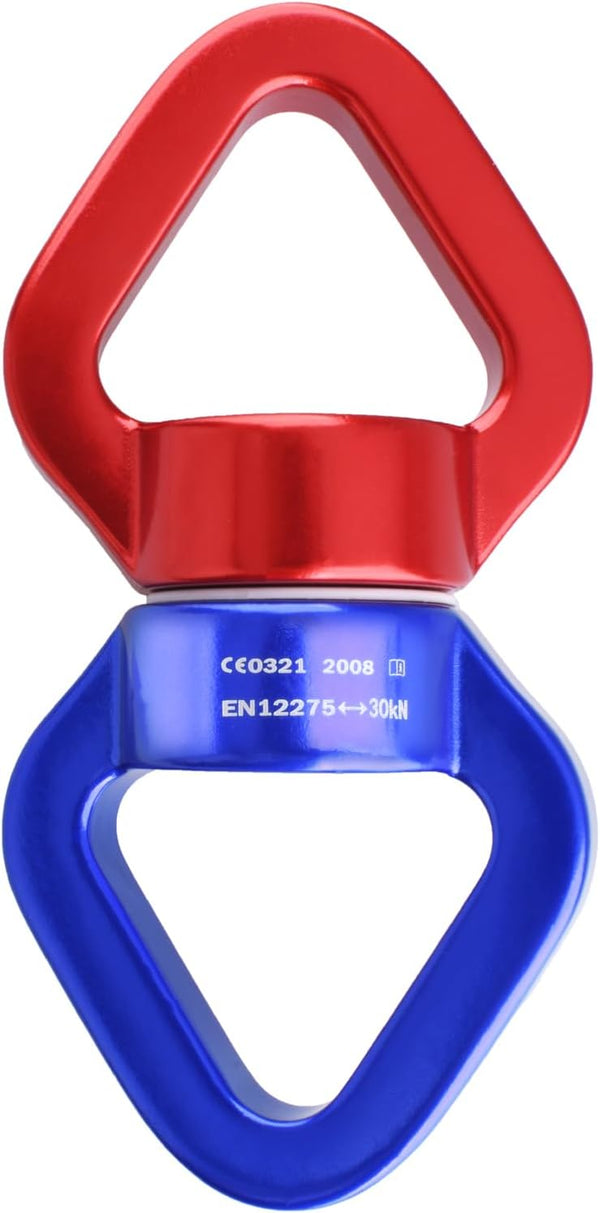 TRIWONDER Swing Swivel 30kN Micro Rotator Safety Device - Hanging Accessory for Children's Swing, Rock Climbing, Aerial