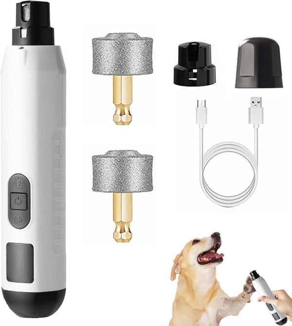 Tasunte Silent Groom Pro, Nail Trimmer with LED Light & 5 Speeds, Nail