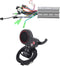 Zerone Electric Bike Speed Motor with LCD Display Control Panel and Shift Switch Accessory