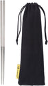 Ultralight Titanium Solid Chopsticks, Long Handle Utensil Set for Camping, Hiking, Backpacking & Home