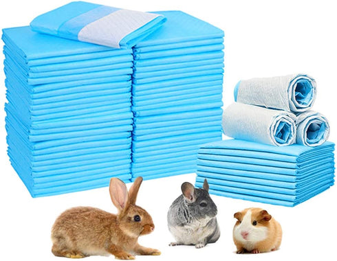 Amakunft Rabbit Pee Pads, Pet Toilet/ Potty Training Pads, Super Absorbent Guinea