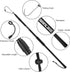 SAN LIKE Telescopic Fishing Gaff, Aluminum/Fiberglass Pole with Nonslip Rubber Handle and Stainless Steel Hook
